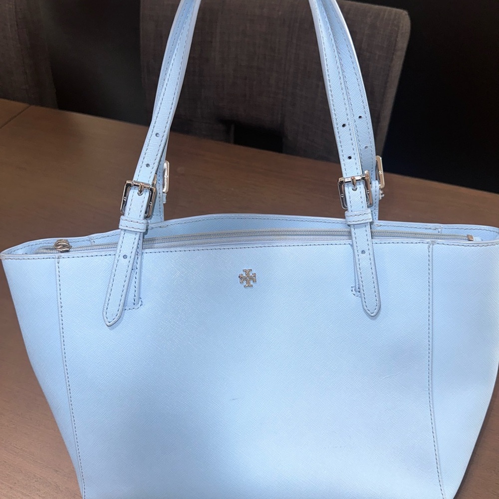 Tory Burch Blue Tote Bag - Picture 3 of 7